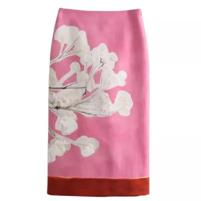 2026 Summer New Women's Clothing Printed Contrasting Color Straight Skirt
2026 Summer New Women's Clothing Printed Contrasting Color Straight Skirt