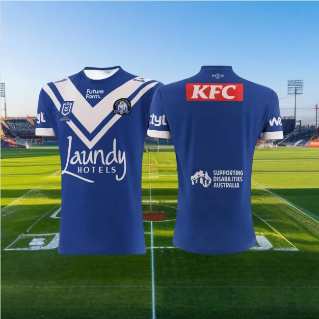 Новое поступление 2024, летняя австралийская NRL Кентербери-Банкстоун Бульдоги, домашний трикотаж, тренировочный трикотаж, детская форма для взрослых и детей, топы
Новое поступление 2024, летняя австралийская NRL Кентербери-Банкстоун Бульдоги, домашний трикотаж, тренировочный трикотаж, детская форма для взрослых и детей, топы