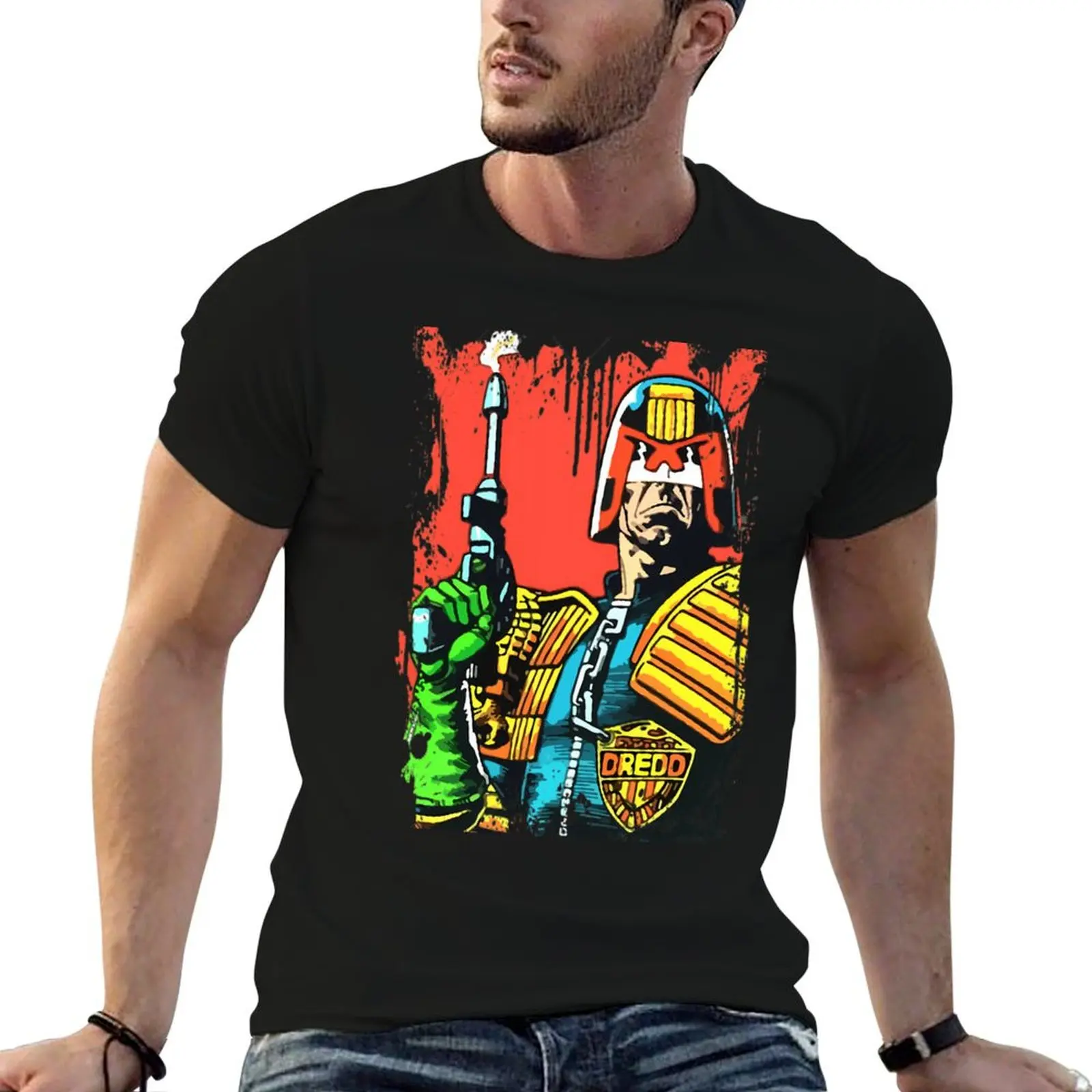 I Am The Law - Vintage Comic T-Shirt custom shirt summer clothes Short sleeve tee men
I Am The Law - Vintage Comic T-Shirt custom shirt summer clothes Short sleeve tee men