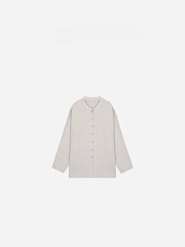 Мужская повседневная рубашка Han Haax Raindrop, весна 2026, новая модель с воротником-стойкой, в китайском стиле, с длинным рукавом, свободного кроя, 202338B
Мужская повседневная рубашка Han Haax Raindrop, весна 2026, новая модель с воротником-стойкой, в китайском стиле, с длинным рукавом, свободного кроя, 202338B