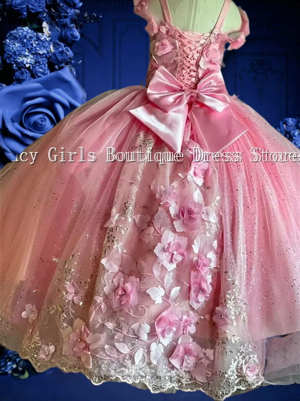 Gorgeous Pink Flower Girl Dress Puffy Tulle Fluffy With 3D Flowers Applique For Wedding Ball Dresses Kids Birthday Evening Gowns
Gorgeous Pink Flower Girl Dress Puffy Tulle Fluffy With 3D Flowers Applique For Wedding Ball Dresses Kids Birthday Evening Gowns