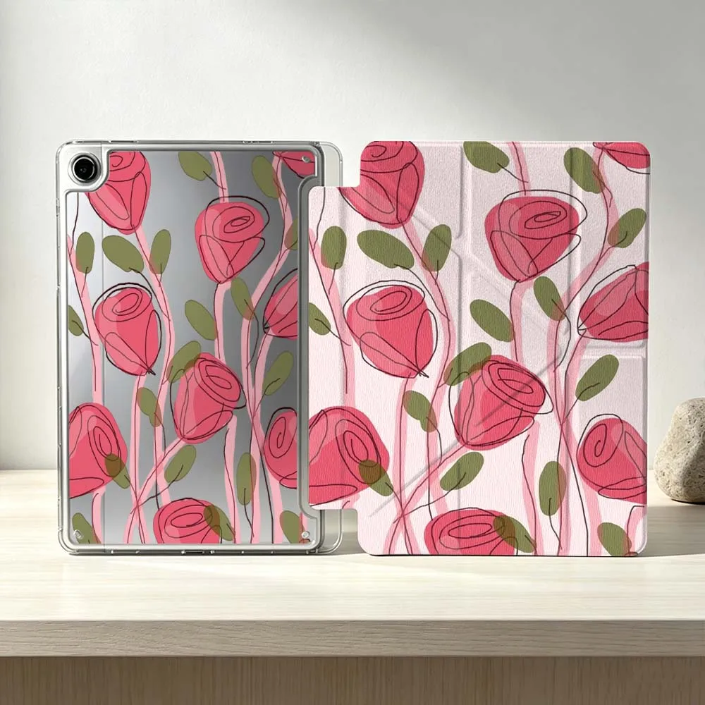 Artistic Rose Pattern For Samsung Galaxy Tab S10 S9 S8 S7 S6 A11 A10 A9 FE Plus Lite Foldable 3Y Tablet Case Soft
Artistic Rose Pattern For Samsung Galaxy Tab S10 S9 S8 S7 S6 A11 A10 A9 FE Plus Lite Foldable 3Y Tablet Case Soft