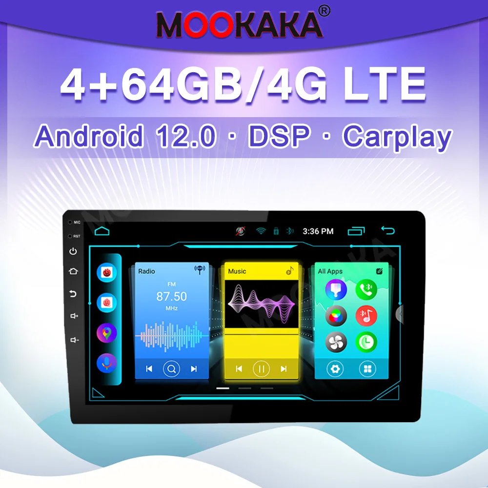 Universal 9 Inch Android 12 4+64GB Wireless Carplay Multimedia Video Player GPS Navigation Auto Audio Car Stereo Radio Head Uni
Universal 9 Inch Android 12 4+64GB Wireless Carplay Multimedia Video Player GPS Navigation Auto Audio Car Stereo Radio Head Uni