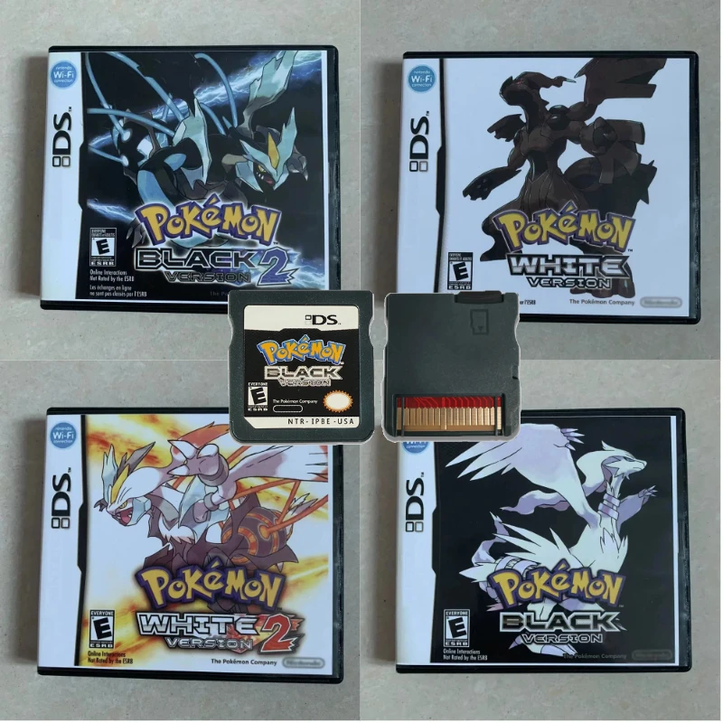 Игровая карта USA NDS Карта серии Pokemon Pokemon Black 2 Pokemon White 2 Версия для США (версия для карты R4) для NDSL 2DS 3DS 
Игровая карта USA NDS Карта серии Pokemon Pokemon Black 2 Pokemon White 2 Версия для США (версия для карты R4) для NDSL 2DS 3DS