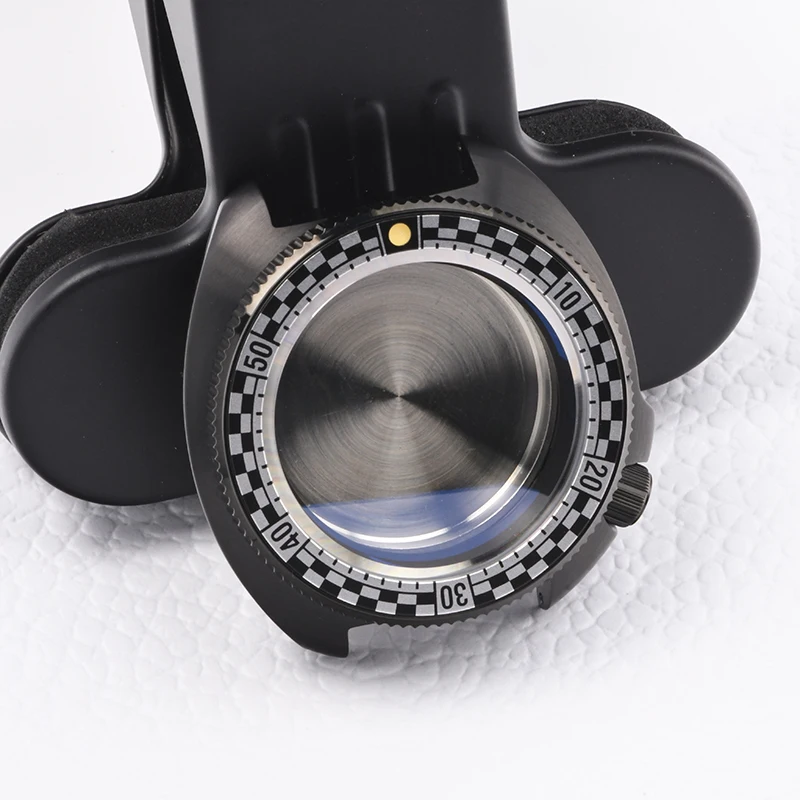 Black Diving Watch Case 4.2 O'clock 200M Waterproof 316L Stainless Steel C3 luminous Sapphire glass for NH35A/NH36A 28.5mm dial
Black Diving Watch Case 4.2 O'clock 200M Waterproof 316L Stainless Steel C3 luminous Sapphire glass for NH35A/NH36A 28.5mm dial