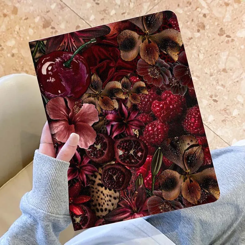 Dark Red Flower Fruit For Samsung Galaxy Tab S10 S9 S8 S7 Lite FE Plus Scratch resistant Pen Tray Tablet Case Gift
Dark Red Flower Fruit For Samsung Galaxy Tab S10 S9 S8 S7 Lite FE Plus Scratch resistant Pen Tray Tablet Case Gift