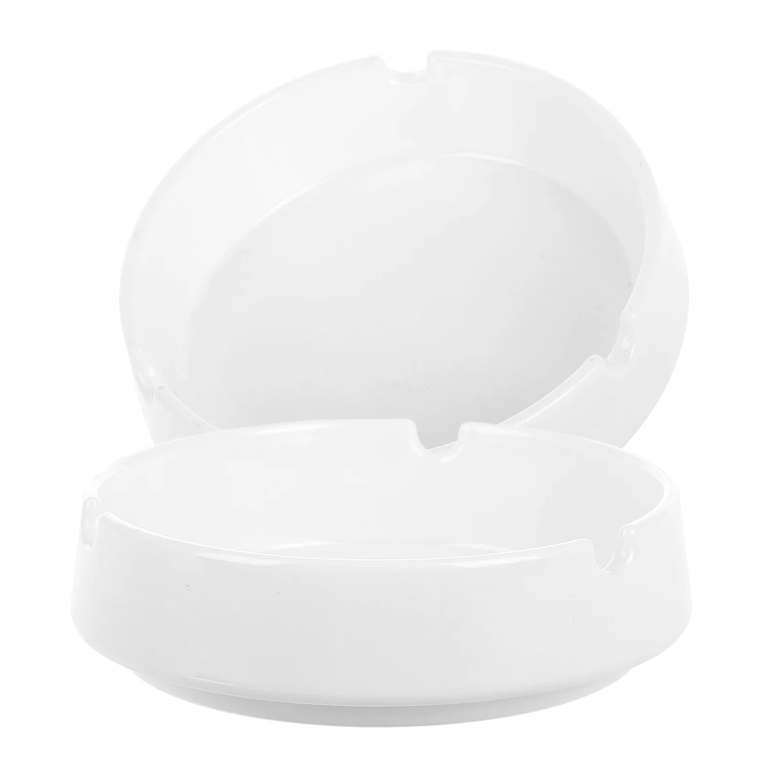 2pcs White Melamine Ashtray Anti Fall Design Smoke Container for Home Office Hotels Easy Clean Small Capacity
2pcs White Melamine Ashtray Anti Fall Design Smoke Container for Home Office Hotels Easy Clean Small Capacity