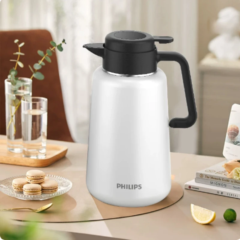 1800ML Household Vacuum Insulated Water Bottle PHILIPS 316 Liner BPA Free Anti-spill Thermal Pitcher For Daily Coffee Tea
1800ML Household Vacuum Insulated Water Bottle PHILIPS 316 Liner BPA Free Anti-spill Thermal Pitcher For Daily Coffee Tea