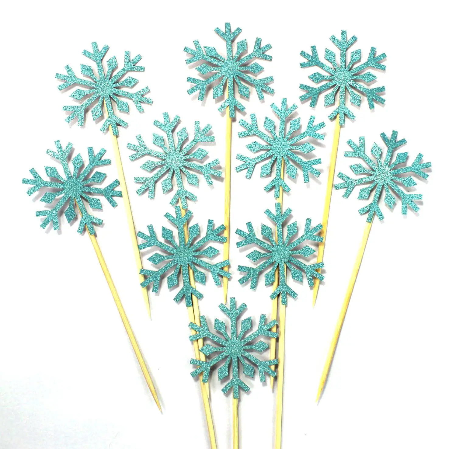 Colorful for Birthday Party,Wedding Glitter Snowflake Shape Party Supplies Christmas Ornaments Cakes Decor Cupcake Toppers
Colorful for Birthday Party,Wedding Glitter Snowflake Shape Party Supplies Christmas Ornaments Cakes Decor Cupcake Toppers