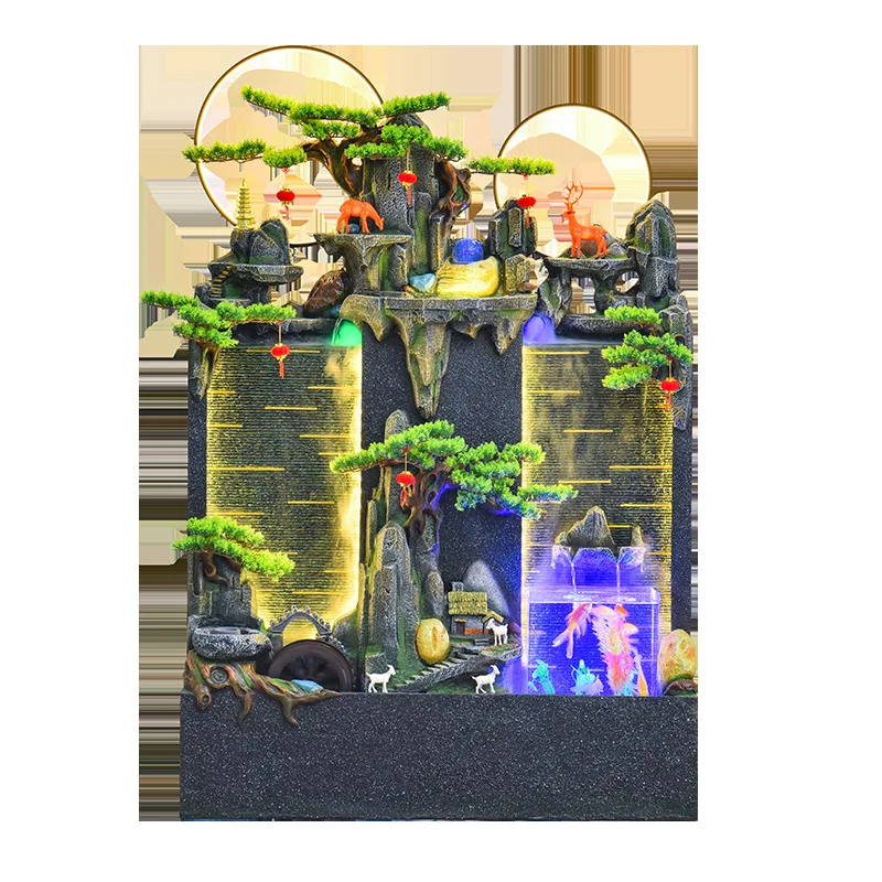 Water curtain wall, flowing water fish tank ornaments, living room, hotel clubhouse, sunshine room, wealth, office decorations
Water curtain wall, flowing water fish tank ornaments, living room, hotel clubhouse, sunshine room, wealth, office decorations