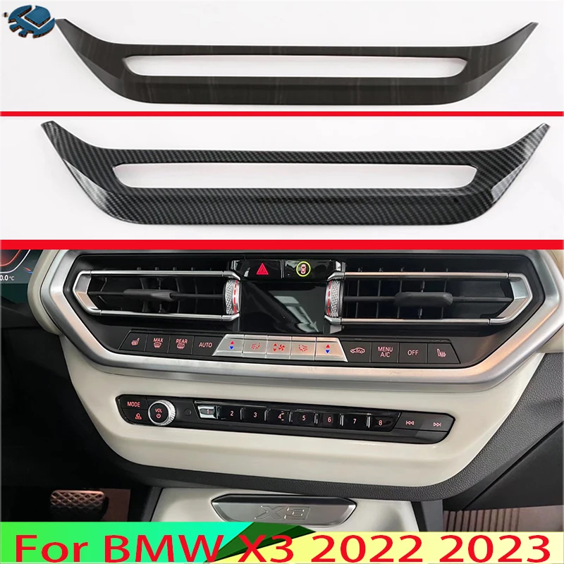For BMW X3 2022 2023 Car Accessories ABS Chrome Air conditioner switch cover frame Trim Cover
For BMW X3 2022 2023 Car Accessories ABS Chrome Air conditioner switch cover frame Trim Cover