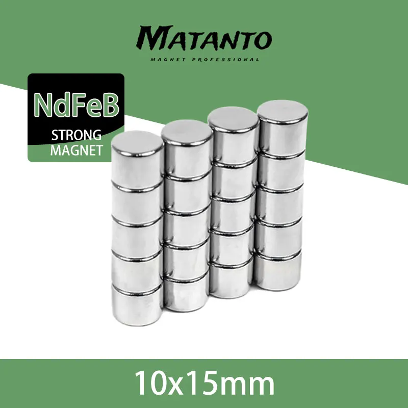 2/5/10/20/50PCS 10x15mm Neodymium Strong Disc Magnet N35 Round Permanent Magnet 10x15mm Powerful Magnetic Magnet 10*15
2/5/10/20/50PCS 10x15mm Neodymium Strong Disc Magnet N35 Round Permanent Magnet 10x15mm Powerful Magnetic Magnet 10*15