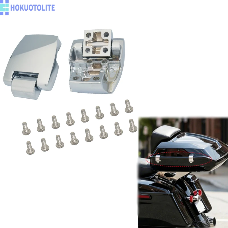 Rear Trunk Cargo Box Hinge Replacement Accessories Fits Harley Touring Electra Glide Road Glide 1988-2013
Rear Trunk Cargo Box Hinge Replacement Accessories Fits Harley Touring Electra Glide Road Glide 1988-2013
