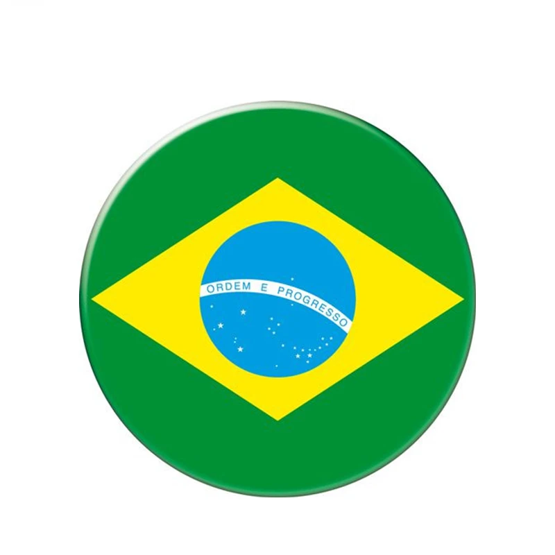 Auto Moto Bike Suitcase Laptop Flag Round Brazil Decal Car Sticker Waterproof Car Styling
Auto Moto Bike Suitcase Laptop Flag Round Brazil Decal Car Sticker Waterproof Car Styling