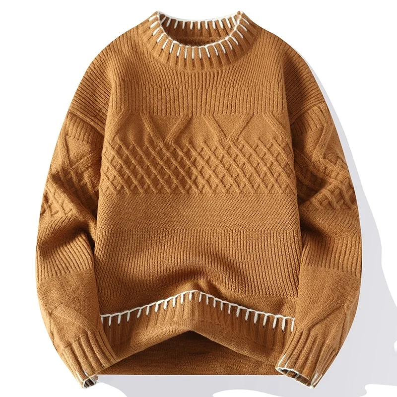 Men's round Ne Knit Sweater Thiened Warm Loose Base Layer Winter Faion Casual Nylon Polyester Blend Comfortable Soft Fa...
Men's round Ne Knit Sweater Thiened Warm Loose Base Layer Winter Faion Casual Nylon Polyester Blend Comfortable Soft Fa...