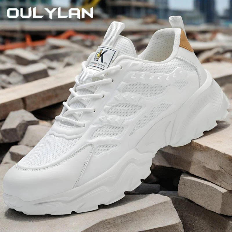 Oulylan Anti Smashing Steel Toe Labor Shoes Thick Sole Anti Puncture Safety Boots Men Wear Resistant Breathable Work Footwear
Oulylan Anti Smashing Steel Toe Labor Shoes Thick Sole Anti Puncture Safety Boots Men Wear Resistant Breathable Work Footwear