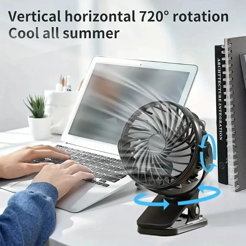 720°Rotatable Clip Fan Portable Mini Cooler Fan Built In Night Lamp USB Rechargeable Personal Fan For Outdoor Camping Ventilador
720°Rotatable Clip Fan Portable Mini Cooler Fan Built In Night Lamp USB Rechargeable Personal Fan For Outdoor Camping Ventilador
