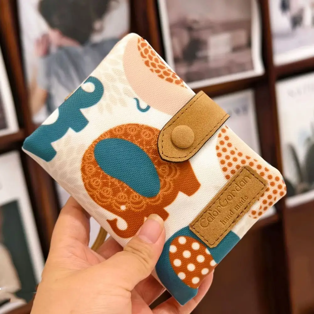 Retro Korean Style Canvas Wallet Elephant Animals Short Trifold Wallet Multi Slot Purse Coin Pouch Travel
Retro Korean Style Canvas Wallet Elephant Animals Short Trifold Wallet Multi Slot Purse Coin Pouch Travel