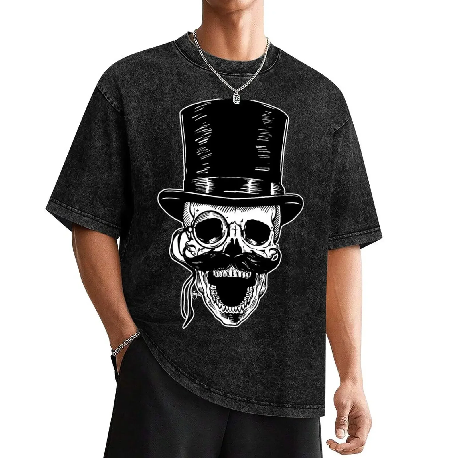 Victorian Skull with Monocle T-Shirt sweat rapper graphic tees shirts graphic tee men
Victorian Skull with Monocle T-Shirt sweat rapper graphic tees shirts graphic tee men