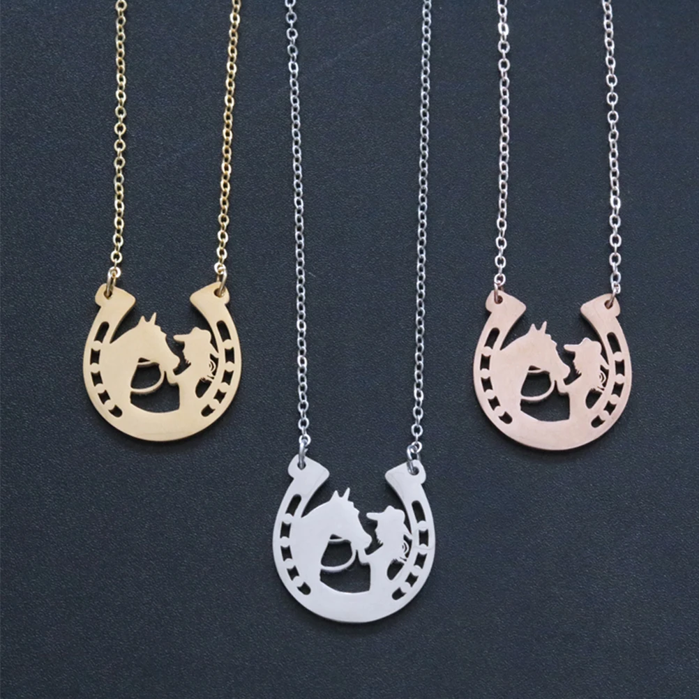 Horseshoe Pendant Necklace for Women Elegant Jewelry Creative Necklaces Accessories Gift Party Dinner Wear Durable Fashionable
Horseshoe Pendant Necklace for Women Elegant Jewelry Creative Necklaces Accessories Gift Party Dinner Wear Durable Fashionable