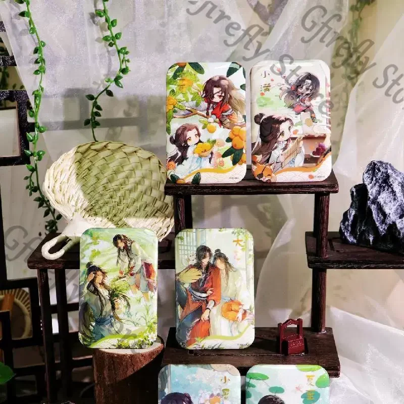 Heaven Official's Blessing Series Square Badge Official Xie Lian Hua Cheng Cosplay Decor Tinplate Emblem Ornaments (Pre Sale) 
Heaven Official's Blessing Series Square Badge Official Xie Lian Hua Cheng Cosplay Decor Tinplate Emblem Ornaments (Pre Sale)