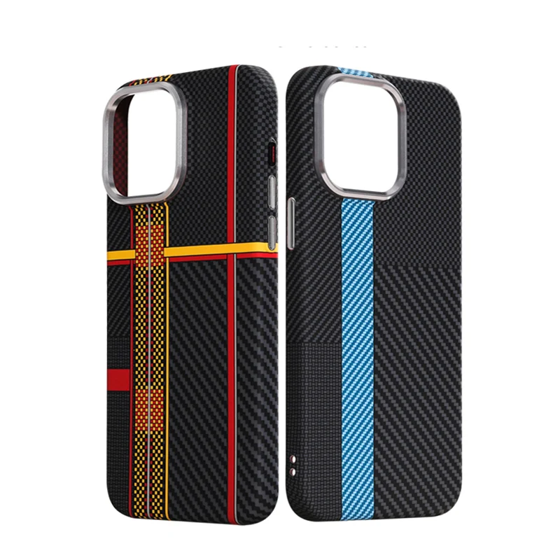 Carbon Fiber Plaids texture Magsafe case for iphone 14 15pro max 13 14Pro Max Alloy Lens frame Ultrathin Shockproof hard cover
Carbon Fiber Plaids texture Magsafe case for iphone 14 15pro max 13 14Pro Max Alloy Lens frame Ultrathin Shockproof hard cover