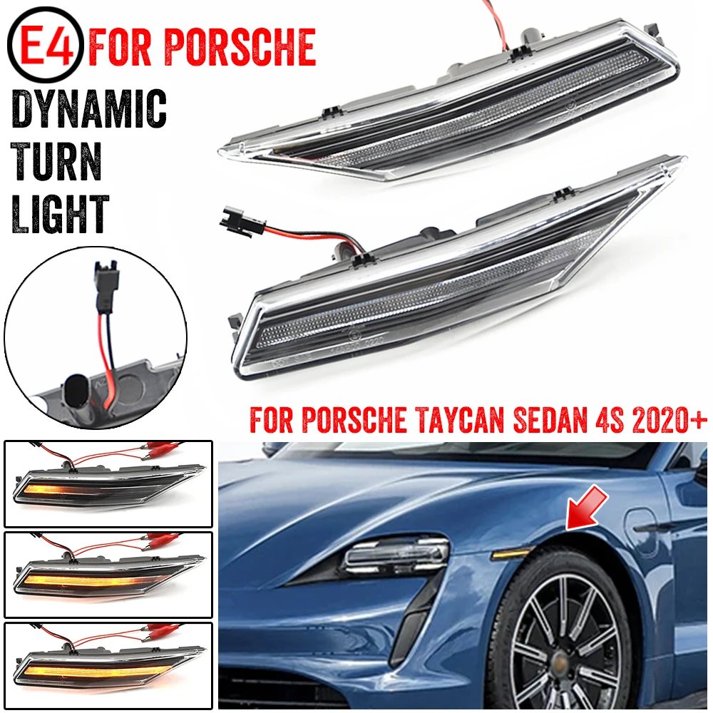 Для Porsche Taycan Sedan 2020-динамические светодиодные габаритные огни для боковых габаритных огней детали 9J1953041F 9J1945061C
Для Porsche Taycan Sedan 2020-динамические светодиодные габаритные огни для боковых габаритных огней детали 9J1953041F 9J1945061C