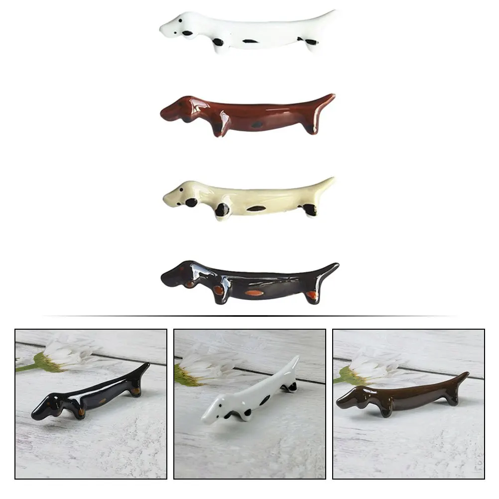 4Pcs Ceramic Dog Shaped Chopstick Rest Cartoon Style Chopsticks Holder Kitchen Supplies Tableware Organizer Decorative
4Pcs Ceramic Dog Shaped Chopstick Rest Cartoon Style Chopsticks Holder Kitchen Supplies Tableware Organizer Decorative