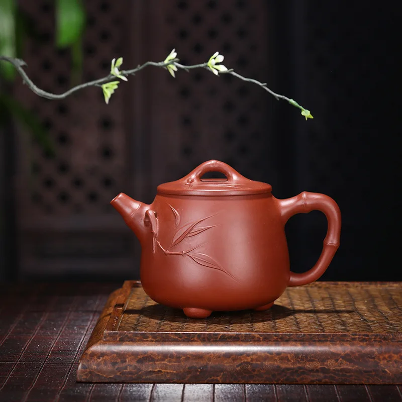Yixing Purple Clay Pot Dahongpao high stone scoop Teapot purple sand teapot Yixing handmade teapot
Yixing Purple Clay Pot Dahongpao high stone scoop Teapot purple sand teapot Yixing handmade teapot