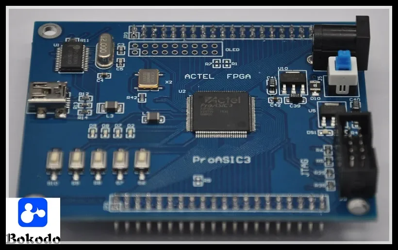 ACTEL ProASIC A3P250 with Serial Port FPGA Minimum System Development Board Experimental Board
ACTEL ProASIC A3P250 with Serial Port FPGA Minimum System Development Board Experimental Board