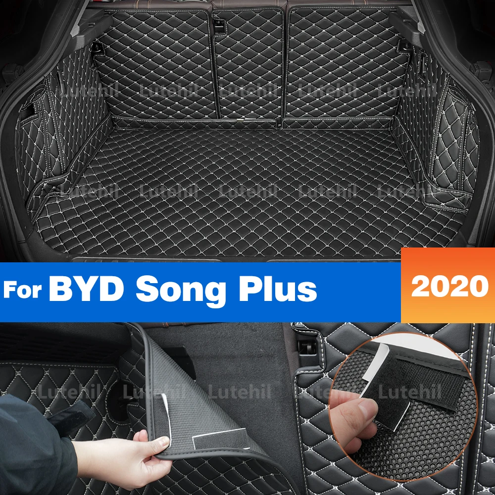 Для BYD Song Plus 2020, авто коврик для багажника с полным покрытием, автомобильный защитный коврик, грузовой вкладыш, аксессуары для интерьера
Для BYD Song Plus 2020, авто коврик для багажника с полным покрытием, автомобильный защитный коврик, грузовой вкладыш, аксессуары для интерьера