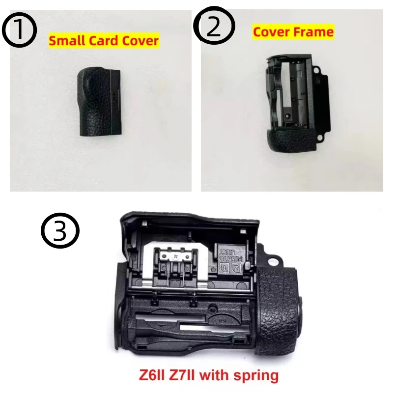 For Nikon Z62 Z72 Z6ll Z7ll Card Slot Cover Thumb Leather Cover SD Card Cover Rubber Card Door Lid Cover Frame Camera Parts
For Nikon Z62 Z72 Z6ll Z7ll Card Slot Cover Thumb Leather Cover SD Card Cover Rubber Card Door Lid Cover Frame Camera Parts