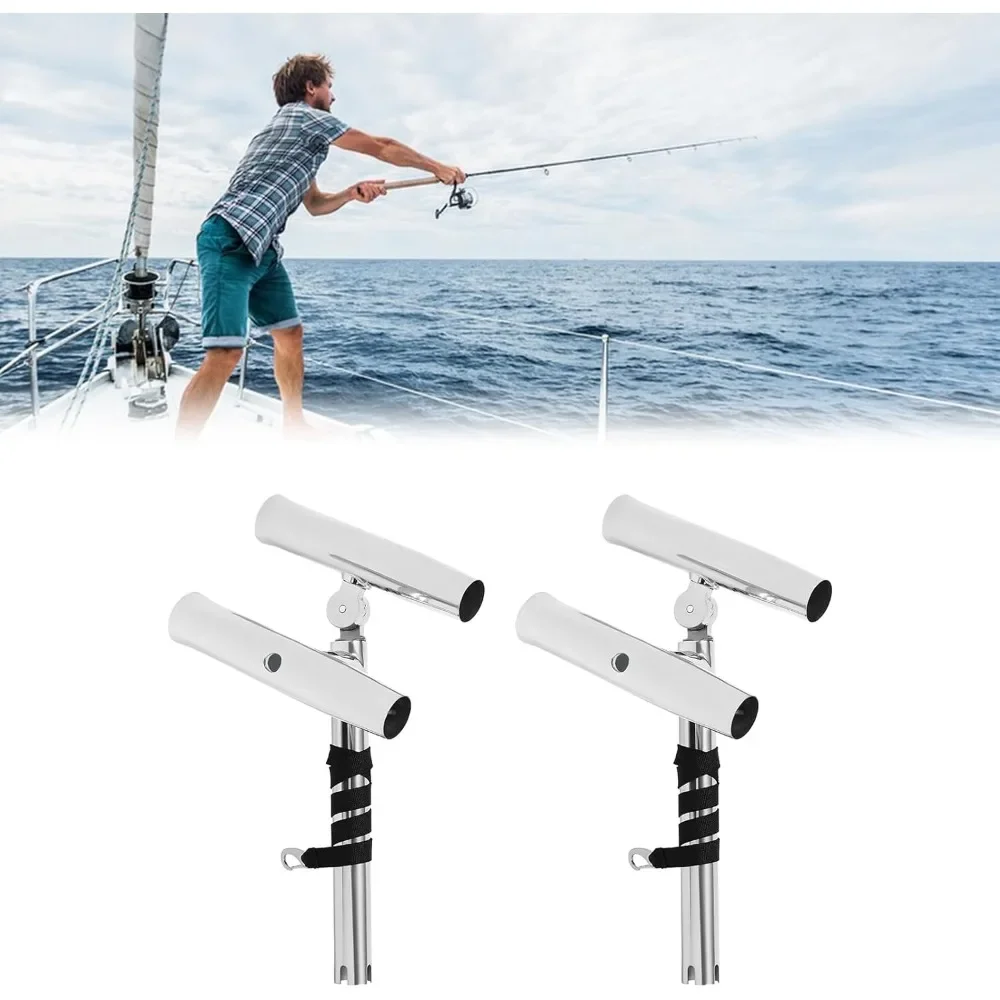 2pcs Double-Head Fishing Rod Holders for Installation on Fishing Boats Stainless Steel Double Angle Adjustable Rod Holder
2pcs Double-Head Fishing Rod Holders for Installation on Fishing Boats Stainless Steel Double Angle Adjustable Rod Holder