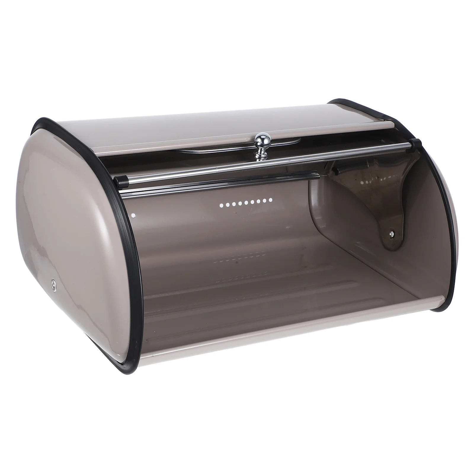 1pc Stainless Steel Storage Box Countertop With Window Modern Kitchen Container Large Capacity Drum Shape Metal Bread Holder
1pc Stainless Steel Storage Box Countertop With Window Modern Kitchen Container Large Capacity Drum Shape Metal Bread Holder