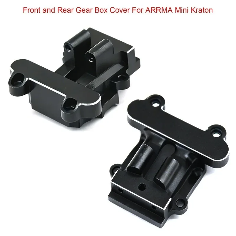 Front Rear Gearbox Covers for ARRMA 1/16 Mini Kraton 3S RC Car Metal Upgrade OP Accessories Parts
Front Rear Gearbox Covers for ARRMA 1/16 Mini Kraton 3S RC Car Metal Upgrade OP Accessories Parts