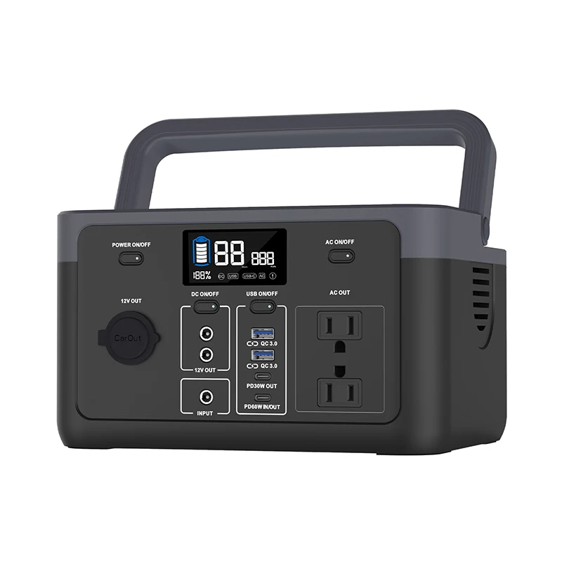 KAKAS Brand 600W(Peak 1200W) Portable Power Station With 512Wh LiFePO4 Battery Emergency Household Outdoor Power Supply
KAKAS Brand 600W(Peak 1200W) Portable Power Station With 512Wh LiFePO4 Battery Emergency Household Outdoor Power Supply