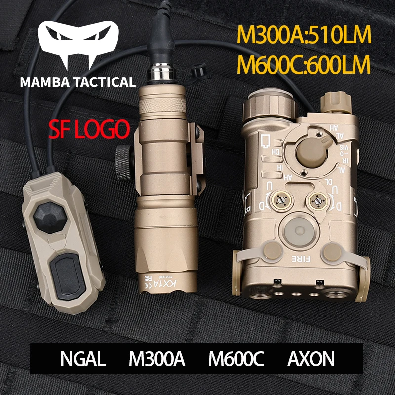Тактический светодиодный фонарь M300A M600C с лазерным целеуказателем NGAL (красный/зеленый) и двойным дистанционным выносным переключателем для охоты и страйкбольных винтовок
Тактический светодиодный фонарь M300A M600C с лазерным целеуказателем NGAL (красный/зеленый) и двойным дистанционным выносным переключателем для охоты и страйкбольных винтовок