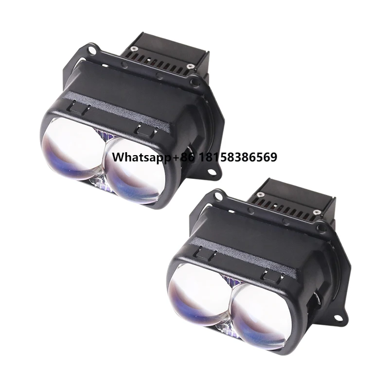 68W Auto Lighting System Blue Lens Dual Projector Headlight High Low Beam Led Lens 6000K Color Temperature 12V Car LED Lights
68W Auto Lighting System Blue Lens Dual Projector Headlight High Low Beam Led Lens 6000K Color Temperature 12V Car LED Lights