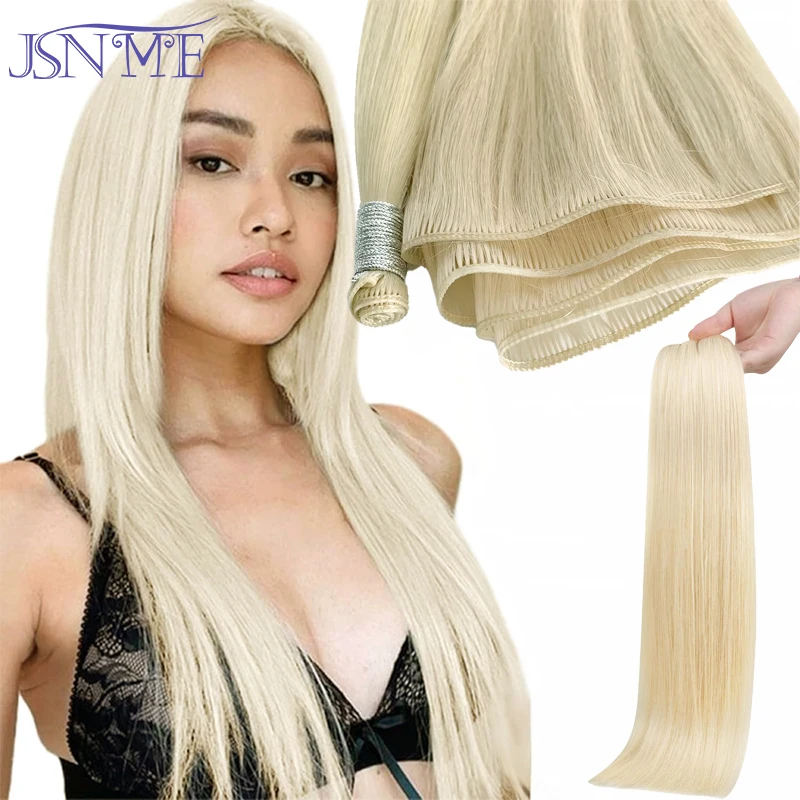 JSNME Straight Genius Weft Extensions 100% Real Human Hair Weft Bundles Sew In Weft Extensions Brown Blonde Can Curly For Woman
JSNME Straight Genius Weft Extensions 100% Real Human Hair Weft Bundles Sew In Weft Extensions Brown Blonde Can Curly For Woman