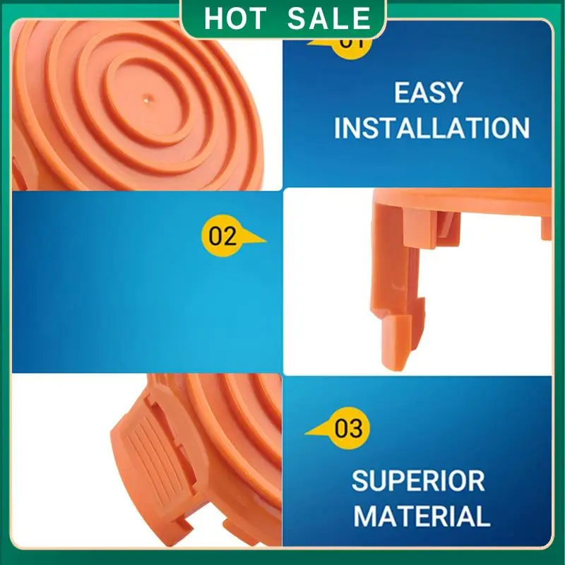 My Home 6X 50019417 Grass Trimmer Spool Cap Cover For WORX Corded Electric String Trimmers Part Replacements
My Home 6X 50019417 Grass Trimmer Spool Cap Cover For WORX Corded Electric String Trimmers Part Replacements