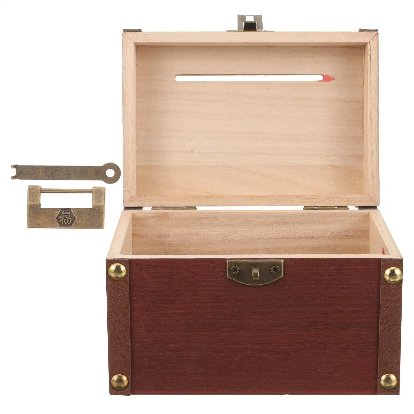 Wooden Storage Box Mini H held Money Box Lock for Kids Jewelry Container Small Dark Engraved Piggy Bank Retro Home
Wooden Storage Box Mini H held Money Box Lock for Kids Jewelry Container Small Dark Engraved Piggy Bank Retro Home