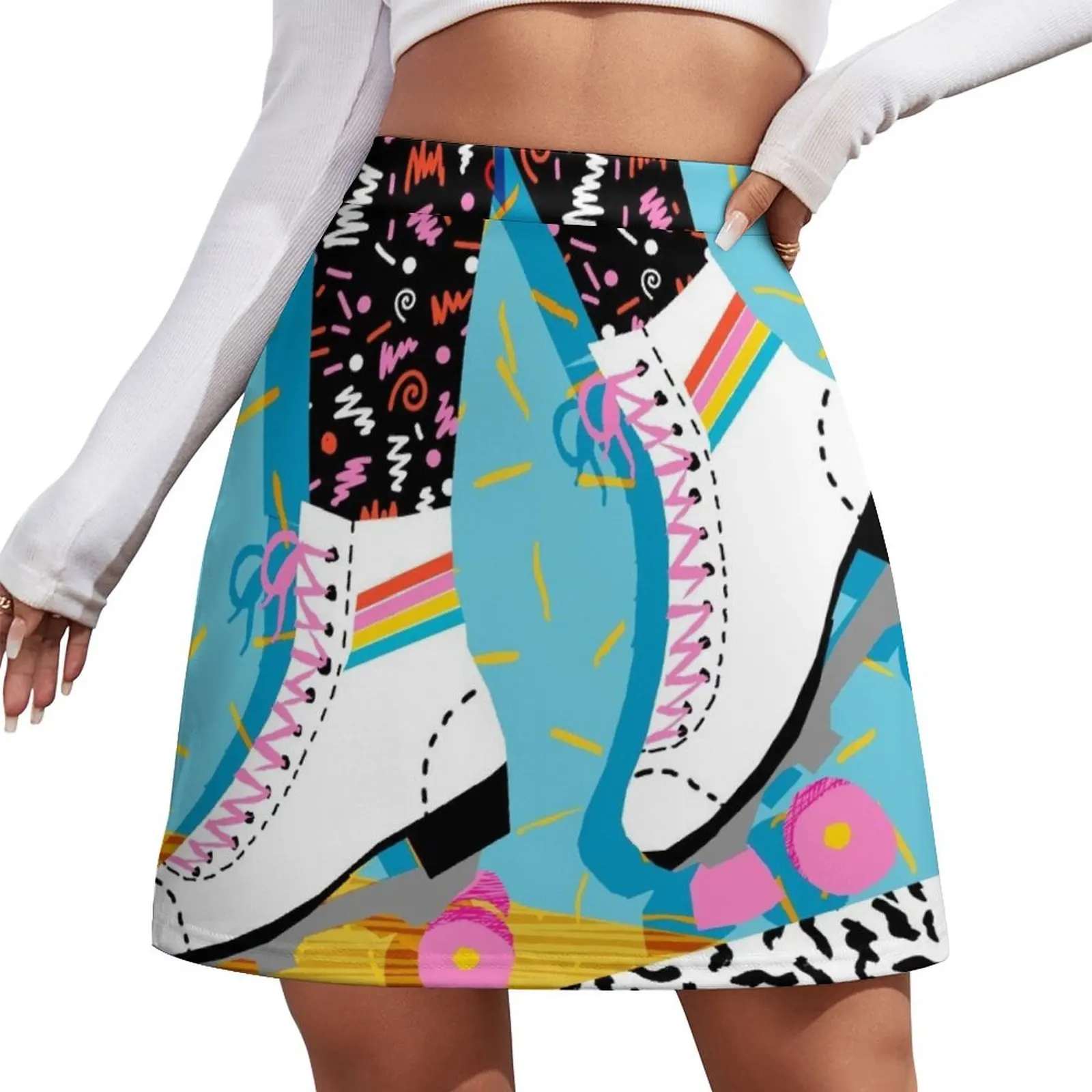 Steeze - 80s retro throwback rollerskating rink neon memphis 1980's vibes Mini Skirt korean style clothes Miniskirt Mini Skirt
Steeze - 80s retro throwback rollerskating rink neon memphis 1980's vibes Mini Skirt korean style clothes Miniskirt Mini Skirt