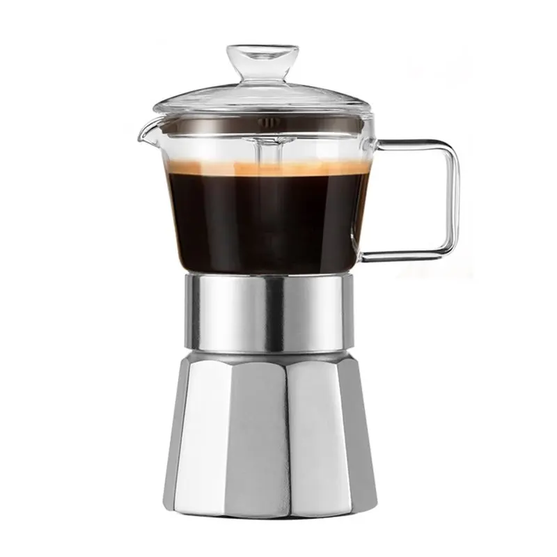 TKOH-Fast Brewing Glass&Aluminum Moka Pot Espresso Maker Classic Design For Home Camping Coffee Brewing,Easy To Use&Clean(EU) EU
TKOH-Fast Brewing Glass&Aluminum Moka Pot Espresso Maker Classic Design For Home Camping Coffee Brewing,Easy To Use&Clean(EU) EU