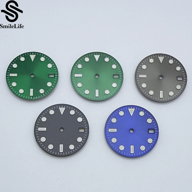 SmileLife 29mm Blue Luminous NH35 Dial Diving Dial Watch Faces fit NH35 Movement Watch Accessories Green Dial Set with Hands
SmileLife 29mm Blue Luminous NH35 Dial Diving Dial Watch Faces fit NH35 Movement Watch Accessories Green Dial Set with Hands