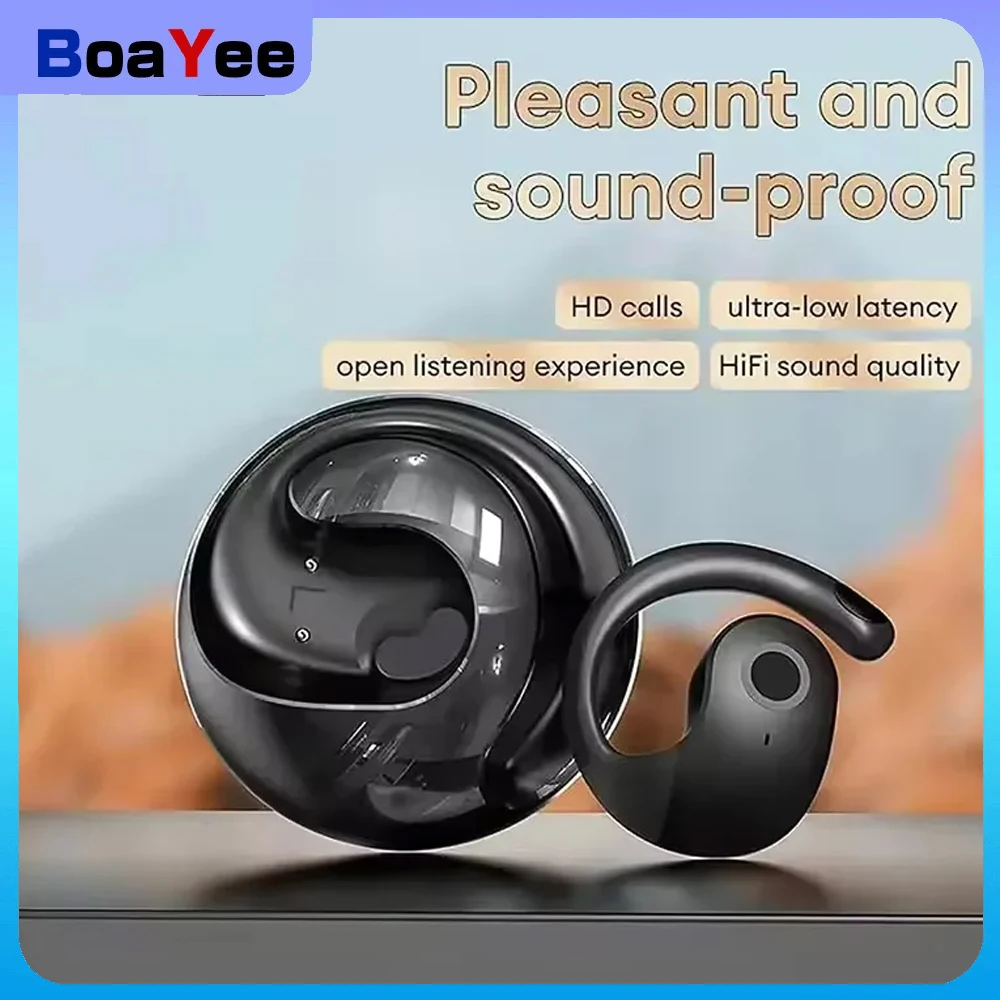 New Bluetooth 5.4 Open hanging Bluetooth earphones active noise cancellation Suitable for running sports good-looking earphones
New Bluetooth 5.4 Open hanging Bluetooth earphones active noise cancellation Suitable for running sports good-looking earphones