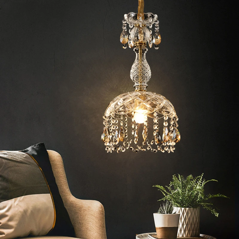 Retro American Chandelier Indoor Luxury Decorative Crystal Porch Lighting Led Ceiling Lamp Bedroom Dining Room Hanging Fixture
Retro American Chandelier Indoor Luxury Decorative Crystal Porch Lighting Led Ceiling Lamp Bedroom Dining Room Hanging Fixture