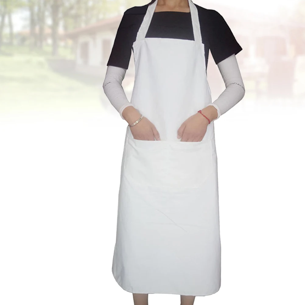 2Pcs White Waterproof Cooking Apron Sleeveless Long Style Apron Waist Tie for Kitchen Bbq Grill Baking Gardening Craft Use
2Pcs White Waterproof Cooking Apron Sleeveless Long Style Apron Waist Tie for Kitchen Bbq Grill Baking Gardening Craft Use