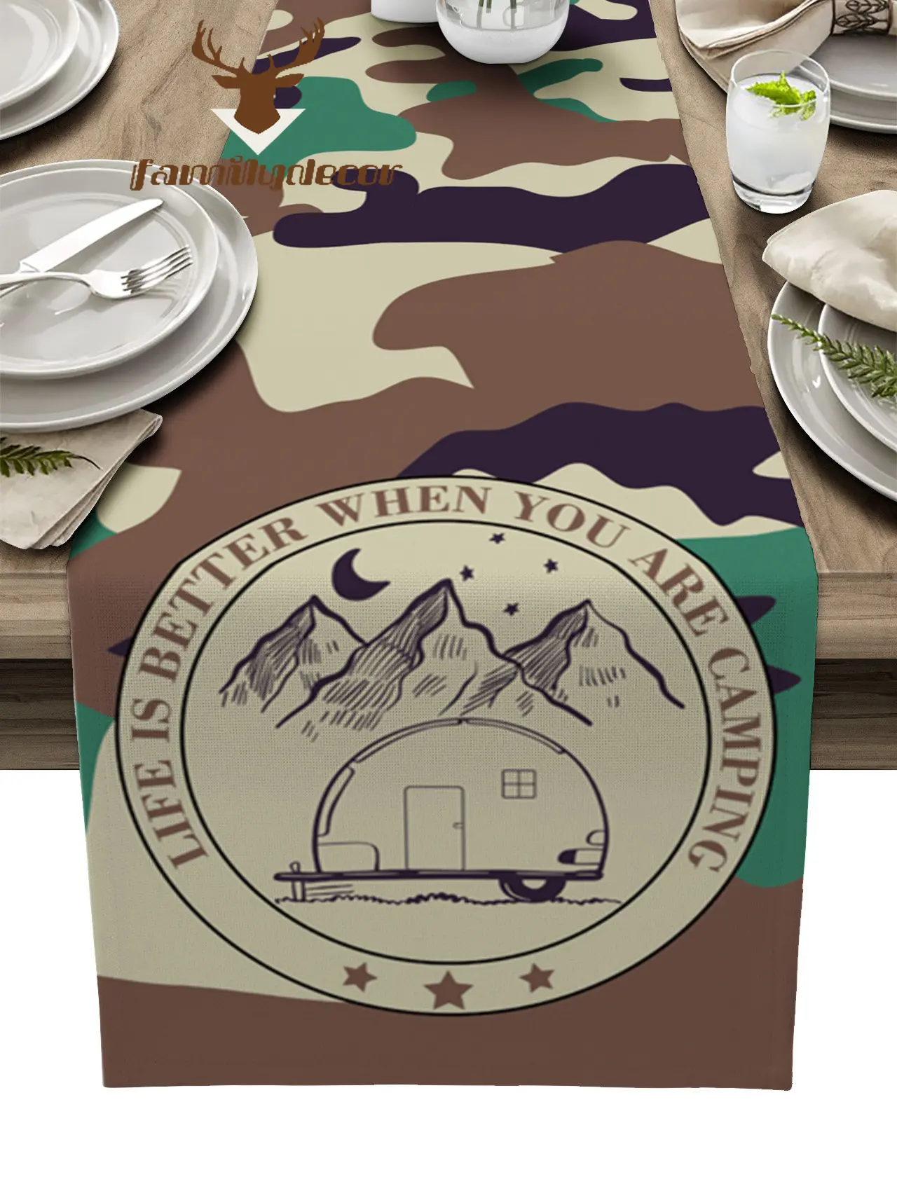 Camper Car Mountain Brown Placemats Wedding Party Mesa Decoration Coaster Home Kitchen Dining Table Decor Table Runners Mat
Camper Car Mountain Brown Placemats Wedding Party Mesa Decoration Coaster Home Kitchen Dining Table Decor Table Runners Mat