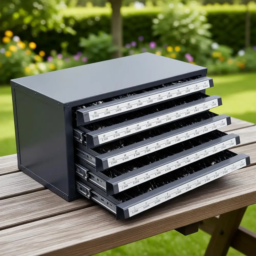 Органайзер для сверл на 60 предметов, шкафчик для хранения проволоки с размерами от 1 до 60
Органайзер для сверл на 60 предметов, шкафчик для хранения проволоки с размерами от 1 до 60