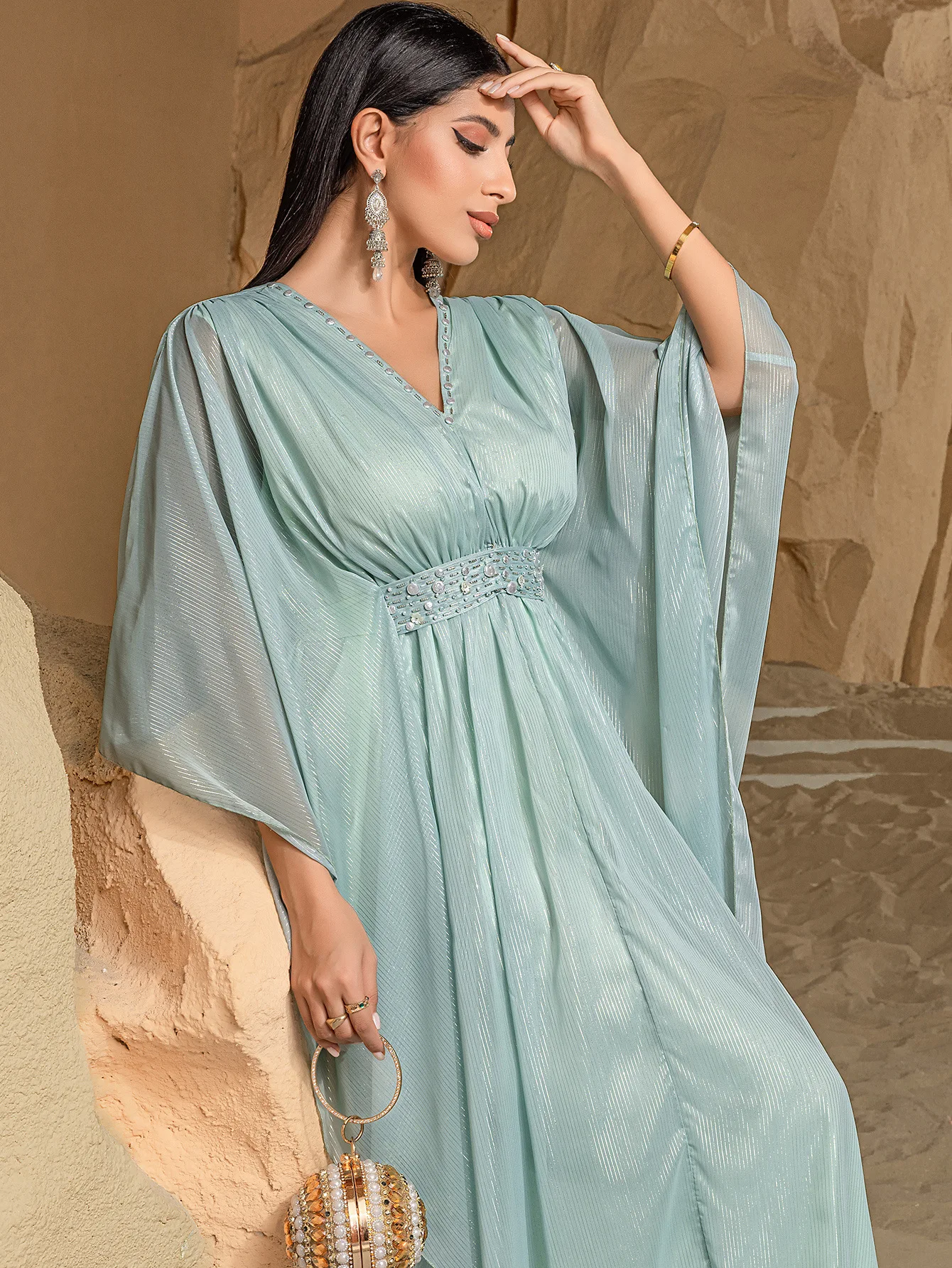 Ramadan Diamonds Abaya Dubai Muslim Dress for Women Cloak Cape Evening Party Gown Morocco Kaftan Eid Djellaba Islam Jalabiya
Ramadan Diamonds Abaya Dubai Muslim Dress for Women Cloak Cape Evening Party Gown Morocco Kaftan Eid Djellaba Islam Jalabiya